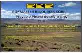 ROKMASTERRESOURCES CORP. Proyecto Pinaya de … · ... riesgos ambientales, ... *Vea el Apéndice III para las leyendas de mapa. ... 142 km de Arequipa • A 50 km de una red ...