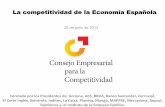 La competitividad de la Economía Española - …estaticos.expansion.com/opinion/documentosWeb/2013/07/01/presenta… · 11 F 25 de junio de 2013 La competitividad de la Economía