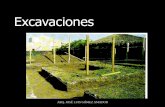 Excavaciones - ARQUITECTURA Y EDUCACIÓNaducarte.weebly.com/uploads/5/1/2/7/5127290/16_excavaciones.pdf · Tipos De Excavaciones •Superficiales •Profundas ARQ. JOSÉ LUIS GÓMEZ