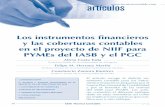 Los instrumentos financieros y las coberturas contables … · Así, establece, como la NIC 39, que los activos y pasivos financieros deberán reflejarse en el balance de situación,