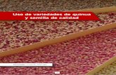 variedades de quinua - proinpa.org · La ampliación de superficie de siembra y las exigencias del mercado de la quinua, conducen a la alta demanda de semilla especialmente en las