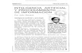 Inteligencia artificial y procesamiento de información 1979 Inteligencia... · y la psicología cognitiva, por Juan A. Delval, Profesor de Psicología Evolu ... -y parece que tal