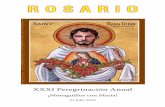 ROSARIO - monaguillos.com.mx · perfecta siempre Virgen Santa María, madre del verdadero Dios por ... un pedazo de una película que la ... llena de gracia; el Señor está contigo