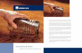 Conciencia de Acero · Conciencia de Acero Informe de Sustentabilidad 2004 Chile. Gerdau AZA recibe en Punta Cana, República Dominicana, de las manos del Rey de España, el Premio