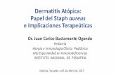 Dermatitis Atópica: Papel del Staph aureus e …pediatrasyucatan.org.mx/wp-content/uploads/2017/04/... · Eccema Dermatitis de contacto Otros tipos de dermatitis Atópico No atópico