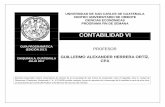 CHIQUIMULA, GUATEMALA GUILLERMO …cunori.edu.gt/descargas/Contabilidad_VI_A.B.pdf · Aplicar los sistemas de Costos pre-determinados, como son los costos estimados, estándar, la