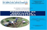 PRODUCTOR DE HORTALIZAS - HORTICULTURA · productores, para lo cual deben planificar los cultivos hortícolas de acuerdo al calendario agrícola en cada una de las ecoregiones del