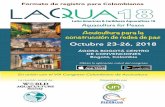 Acuicultura para la construcción de redes de paz - … · acuicultura en Colombia y Suramérica. La reunión regional de WAS, ... Gestión de calidad del agua Salud y enfermedades