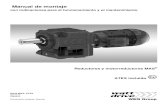 Manual de montaje - Watt Drive Antriebstechnik GmbH · Manual de montaje con indicaciones para el funcionamiento y el mantenimiento ... Serie H (reductor coaxial de engranajes helicoidales)
