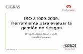 ISO 31000:2009. Herramienta para evaluar la gestión de … · ISO 31000:2009. Herramienta para evaluar la gestión de riesgos  Cr Carlos Serra CISA CGEIT Datasec Uruguay