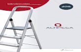 25 - altipesa.com · Diseñamos escaleras y taburetes adaptados a las necesidades de clientes y usuarios; productos ligeros, robustos y seguros fabricados con rigurosos controles