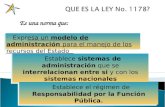 QUE ES LA LEY No. 1178? - OAS - Organization of … · PPT file · Web view2012-04-18 · QUE ES LA LEY No. 1178? Author: Roxana Last modified by: dgaleano Created Date: 3/24/2012