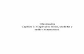 Índice Capítulo 1: Magnitudes físicas, unidades y ... · Introducción • Capítulo 1: Magnitudes. • Leyes Físicas • Magnitudes y cantidades físicas. • Sistemas de unidades