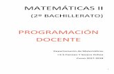 Programación didáctica MATE I NB1 - iesdeluarca.es€¦ · Expresar problemas de la vida cotidiana en lenguaje ... aplicaciones de las matrices a la ... El estudio de los determinantes