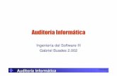 Ingeniería del Software III Gabriel Buades 2 - …€¦ · Cuestionarios Observación de las situaciones deficientes ... Revisar los planes de informática ... medidas de seguridad