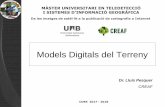 Models Digitals del Terreny - creaf.uab.es · del variograma Surfer version 8 . Màster Universitari en Teledetecció i SIG: Models Digitals del Terreny Lluís Pesquer i Xavier Pons