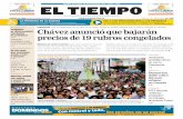 ChÀvez anunciÒ que bajarÀn - media.eltiempo.com.vemedia.eltiempo.com.ve/EL_TIEMPO_VE_web/21/diario/docs/... · informe sobre el nuevo importe de artÌculos como paÐales, cloro,