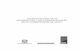 LAS TECNOLOGÍAS DE LA INFORMACIÓN Y LAS COMUNICACIONES EN ... · Políticas públicas TIC en Ecuador y el DMQ 4.1 Contexto de las políticas TIC en el Ecuador ... 7.1 Descripción