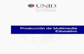 Producción de Multimedia Educativomoodle2.unid.edu.mx/dts_cursos_mdl/pos/E/PME/S01/PME01_Lectura.… · La producción de multimedia educativo es en esencia un proyecto educativo,