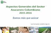 Aspectos Generales del Sector Azucarero Colombiano · Sin subsidios no se habría invertido en alcohol a partir de maíz en EEUU • De acuerdo con el mismo estudio, el EBITDA promedio