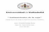 “Antinutrientes de la soja” - UVaDOC: Iniciouvadoc.uva.es/bitstream/10324/24946/1/TFG-M-N996.pdf · 2017-08-27 · Estos antinutrientes condicionan la digestión y la absorción