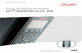 Guía de programación VLT AQUA Drive FC 202drivedemexico.com/wp-content/uploads/2017/02/MANUAL-FC202.pdf · Esta Guía de programación puede emplearse para todos los convertidores