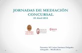 JORNADAS DE MEDIACIÓN CONCURSAL - …campus.usal.es/~capmediacion/seminarios/viernes/ENTRENAMIENTO... · alternativas, ZOPA). Formalización: Se concreta los acuerdos y compromisos.