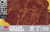 CUBIERTAS 2 de abril - ORCAM - Orquesta y Coro de … 2 de abril DEFFF.pdf · ca española fue siempre tarjeta de presentación. ... de su orquesta, en donde se interpreta la Quinta