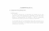 CAPÍTULO 1 - dspace.espol.edu.ec · CONCEPTOS BÁSICOS 1 ... A menudo se la expresa en los cálculos del reservorio como acre -pie de espacio poroso o como el volumen en barriles