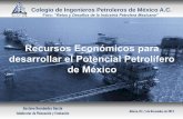 Colegio de Ingenieros Petroleros de México A.C. · En aguas profundas, Pemex tiene un portafolio importante de activos. No obstante, ... fracturamiento hidráulico para mejorar la