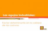 Las agujas industriales - EJKrause Tarsus de Méxicoejkrause.com.mx/camp17-produccion/presmemory/prod31-JessicaBelt… · productividad en el proceso de costura. Por ello en la elección
