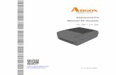 Impresora P4 Manual de Usuario - argox.com · inalámbrico, o donde la electricidad estática o interferencia de radio esté presente pueden limitar el alcance de la comunicación