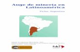 Auge de minería en Latinoamérica - FDCL | Forschungs ... · En 1997, Argentina junto a Chile, acuerdan la suscripción de un Tratado de Integración y Complementación Minera, ...