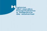 Higiene del medio hospitalario y limpieza de material · Test de autoevaluación ... Mapa conceptual