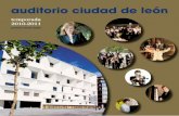 temporada 2010-2011 - leonoticias.com · Quinteto Medieval de Urueña Programa: El entorno musical hispánico del Antifonario de León 12 de febrero 20:30 horas PLATEA 21 € ...