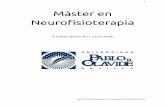 Máster en Neurofisioterapia - upo.es · que el seguimiento del aprendizaje será personal. En el siguiente seminario presencial Máster ...