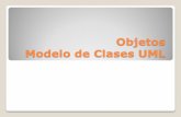 Objetos Modelo de Clases UML - kybele.etsii.urjc.es · Diagrama de clases UML 1.1. Clases Persona nombre dirección teléfonos crear() eliminar() Nombre Atributo: tipo = valor {propiedad}