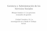 Gerencia y Administración de los Servicios Sociales · Cualitativa Cuantitativa. Polarización entre la metodología cualitativa y cuantitativa (2) •Muestras probabilística representativas