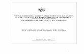 INFORME NACIONAL DE CUBA - Comisión … · INFORME DE CUBA. Introducción: La undécima Conferencia Regional sobre la Mujer de América Latina y el Caribe de ... con énfasis en