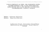 MSc. Vilma Ponce MSc. Nuria Pérez - a b i n i a ...abinia.org/informe-cuba.pdf · INFORME DE INVESTIGACIÓN RESULTADO FINAL ... de la República, donde la venta de la economía cubana