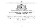 FACULTAD DE AGRONOMÍA Y VETERINARIA Plan … FITO 10... · Coordinador del PE de Medicina Veterinaria y Zootecnia ... las necesidades sociales, así como la transferencia de las