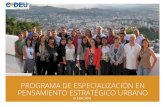 Seminario Presencial Caracas 2012 PROGRAMA DE ... · pensamiento estratégico de la ciudad. • Reflexionar sobre las estrategias urbanas, el futuro de las ciudades, la función de