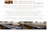 Carta rincon aragon - El Rincón de Aragónrincondearagon.com/wp-content/uploads/2017/03/Carta.pdf · arroz con leche casero mousse casera flan casero de huevo con nata panna cotta