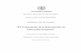 “El Tratamiento de la Información en Educación Primaria”uvadoc.uva.es/bitstream/10324/8412/1/TFG-O 407.pdf · evaluación y metodología y se finaliza ... educativa específica