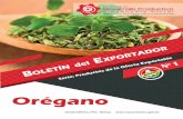 Orégano - vcie.produccion.gob.bo · Mercados de Destino Brasil es el principal destino de las exportaciones de orégano boliviano. Así, en el 2016, ... Por ahora su principal mercado