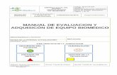M-GH-M-004 Manual de Evaluación y Adquisición de … Manual de... · 6.8 clasificaciÓn de los equipos utilizados en la prestaciÓn de los servicios de salud 6.9. ciclodegestiÓ