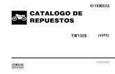 CATALOGO DE REPUESTOS - Yamaha Motor … asterisco (*)antes del número de referencia indica los elementos modifica-dos después de la priméra edición. (1) El rótulo llamado “Rótulo