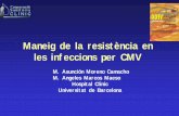 Maneig de la resistència en les infeccions per CMV€¦ · •Hepatitis B y C. Carcinoma hepatocelular y Linfoma esplénico •Virus del Epstein Barr: Linfoma de Células B •Papilomavirus: