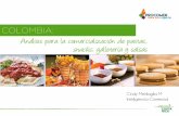 COLOMBIA: Análisis para la comercialización de pastas… · Análisis para la comercialización de pastas, snacks, ... •Dada la alta concentración de las exportaciones en petróleo