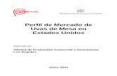 Perfil de Mercado - Uva de Mesa en EEUU 2011 - … · Partida del Sistema Armonizado Peruano: 0806.10.0000 Descripción: Uvas Frescas ... de arancel cero para la exportación de uva
